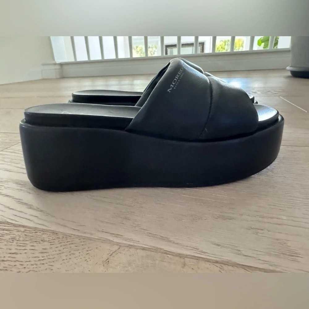 Marco Moreo Milano “Stephanie” Black Sandal size 35
